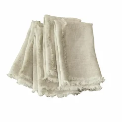 LOBERON Nappes|Linge De Table*Lot de 4 serviettes de table Largo