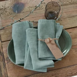 LOBERON Nappes|Linge De Table*Lot de 4 serviettes Ghis