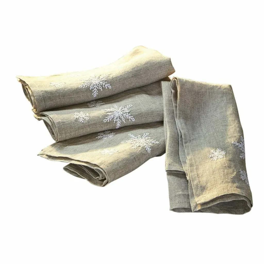 LOBERON Linge De Table*Lot de 4 serviettes Ruspi