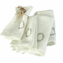 LOBERON Nappes|Linge De Table*Lot de 4 serviettes Torge