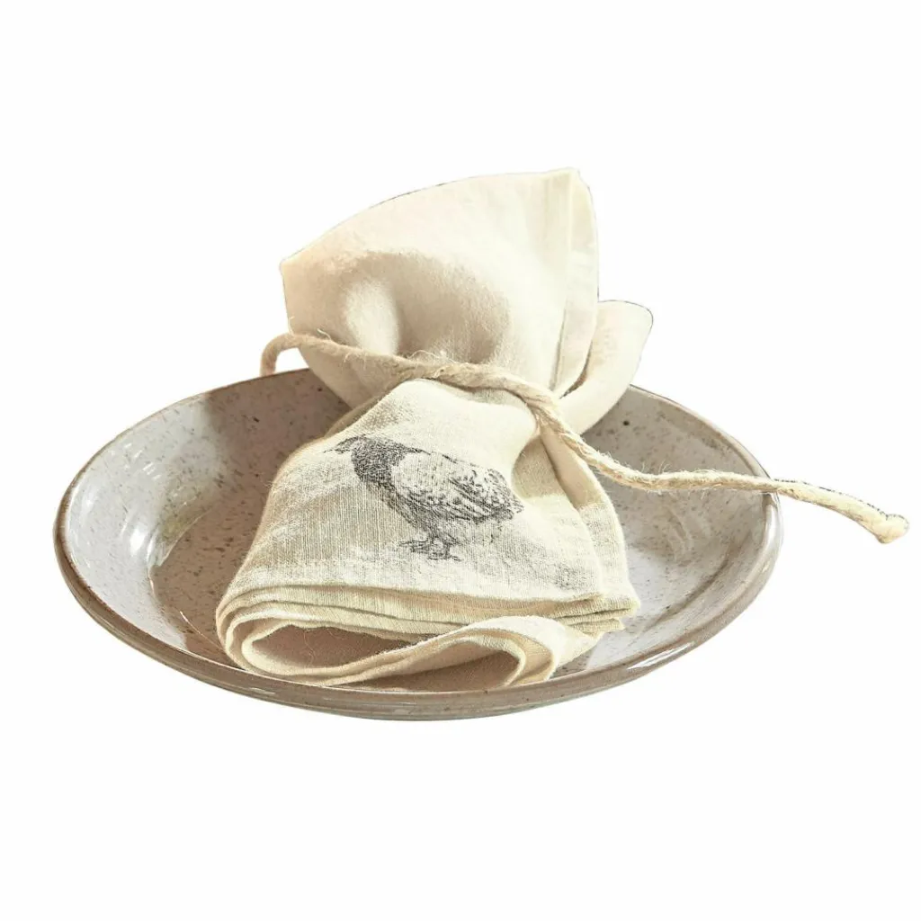 LOBERON Nappes|Linge De Table*Lot de 4 serviettes Walorine