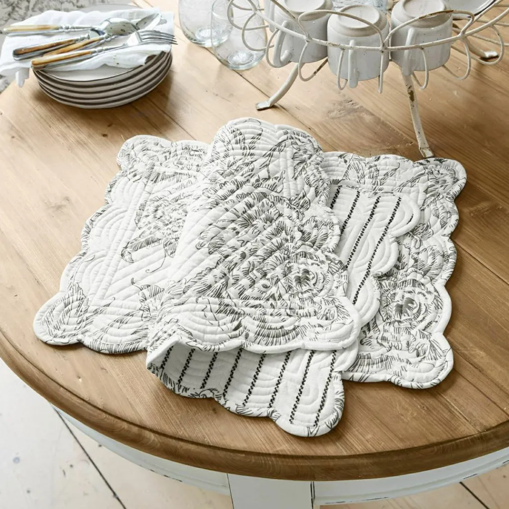 LOBERON Nappes|Linge De Table*Lot de 2 sets de table Calarion