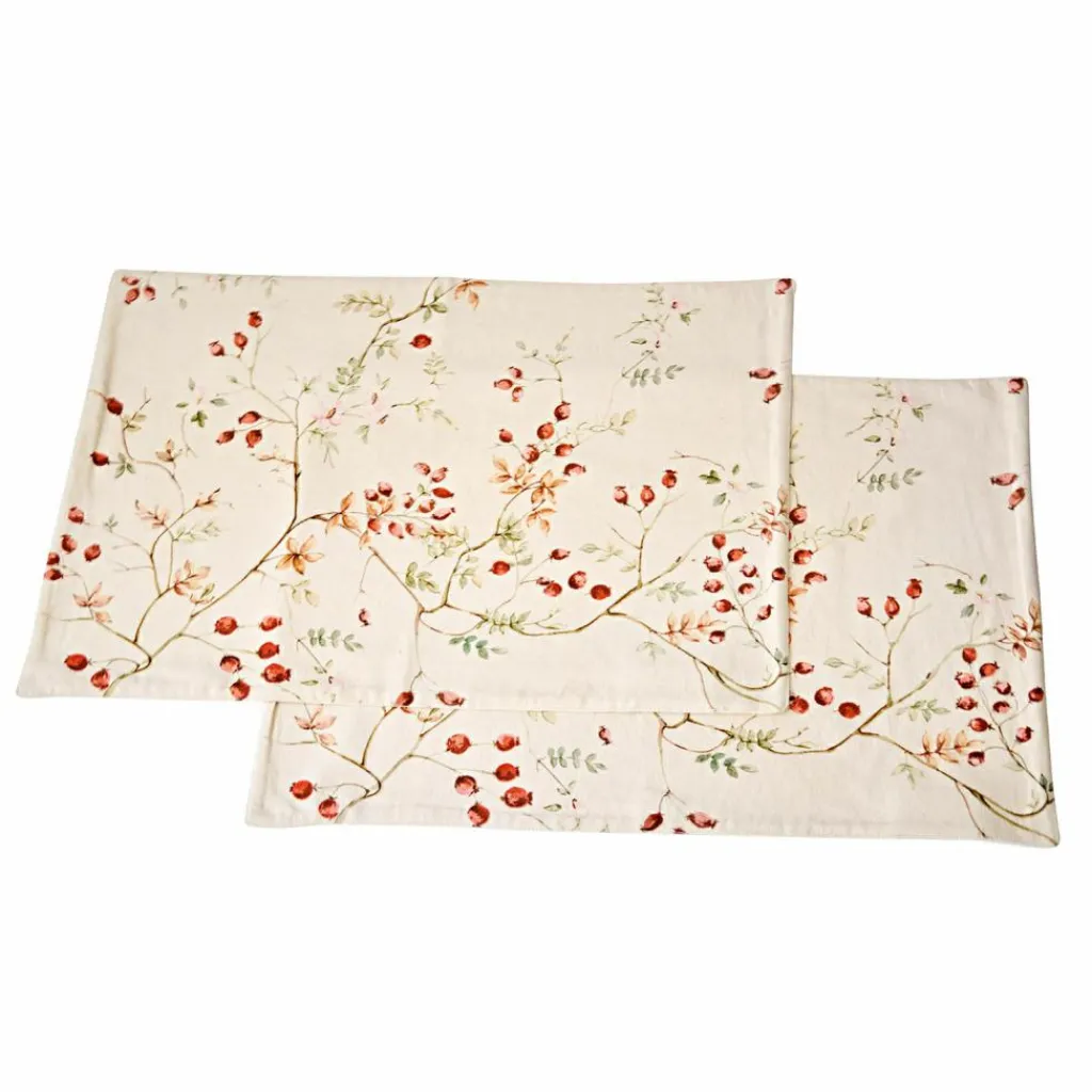 LOBERON Nappes|Linge De Table*Lot de 2 sets de table Mauriac