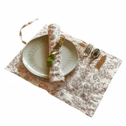 LOBERON Nappes|Linge De Table*Lot de 2 sets de table Qubinal