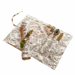 LOBERON Nappes|Linge De Table*Lot de 2 sets de table Qubinal