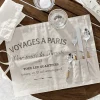 LOBERON Nappes*Lot de 2 sets de table Voyage