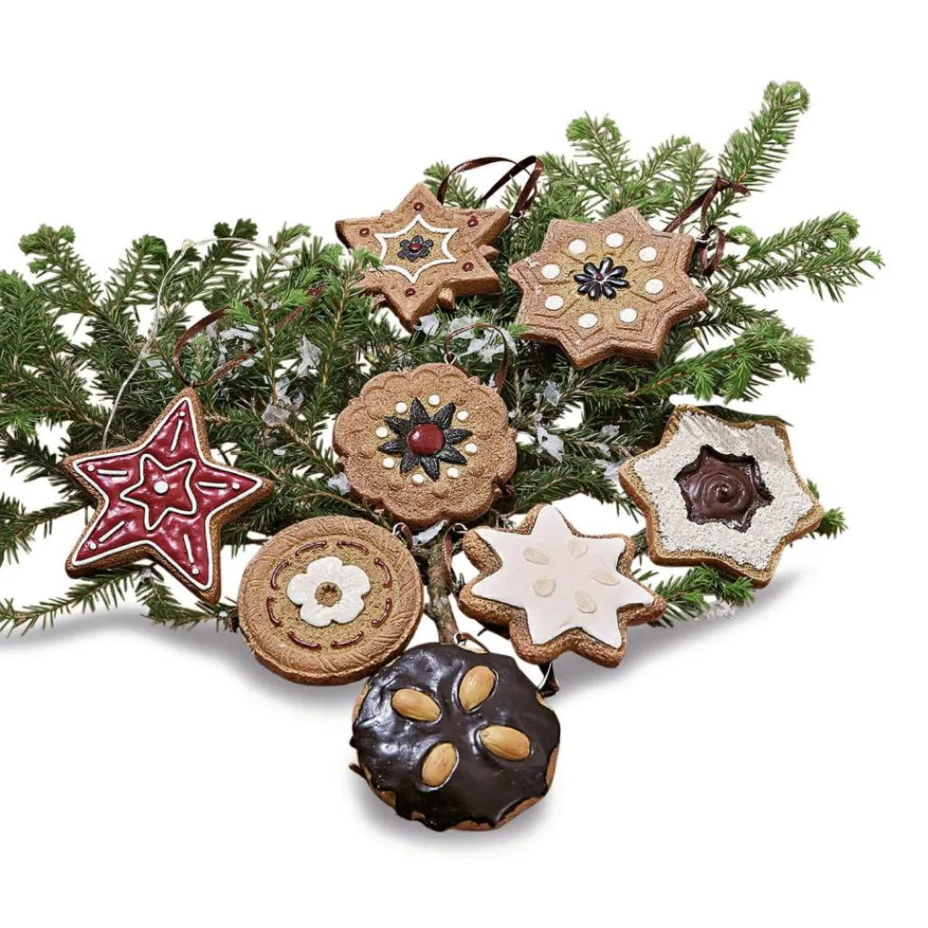 LOBERON Décorations Pour Le Sapin*Lot de 8 suspensions Cibla