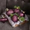 LOBERON Boules De Noël*Lot de 5 suspensions de Noël Sambre