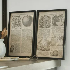 LOBERON Tableaux|Panneaux Décoratifs Et Tableaux*Lot de 2 tableaux Bravent