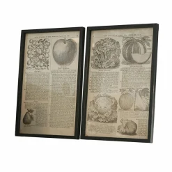 LOBERON Tableaux|Panneaux Décoratifs Et Tableaux*Lot de 2 tableaux Bravent