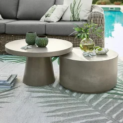 LOBERON Tables Et Tables D'Appoint*Lot de 2 tables basses Divertente