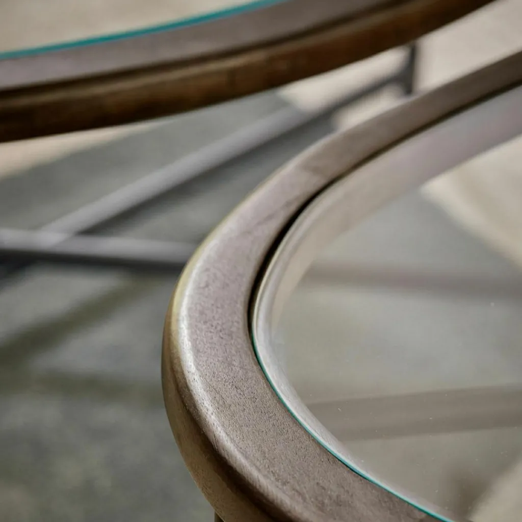 LOBERON Tables Basses|Tables Basses*Lot de 2 tables basses Kembria
