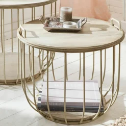 LOBERON Tables Basses|Tables Basses*Lot de 2 tables basses Lawson