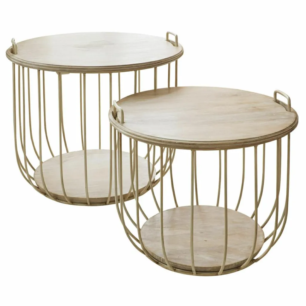 LOBERON Tables Basses|Tables Basses*Lot de 2 tables basses Lawson
