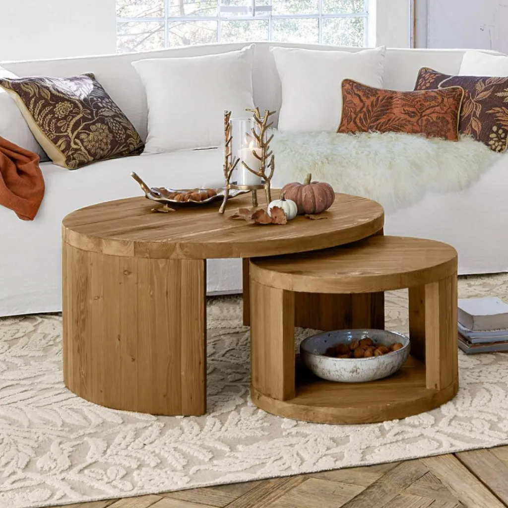 LOBERON Tables Basses|Tables Basses*Lot de 2 tables basses Torivine