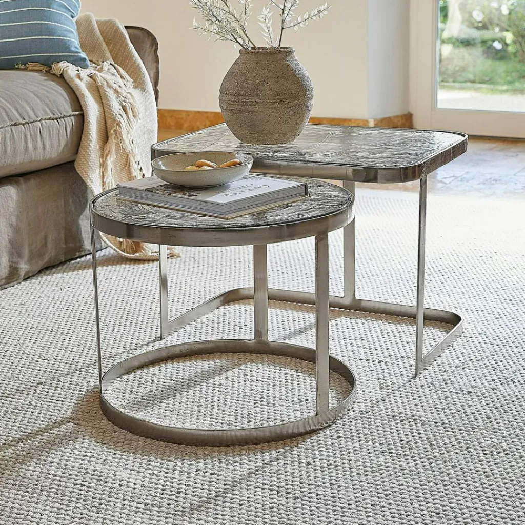 LOBERON Tables Basses|Tables Basses*Lot de 2 tables basses Yvelissel