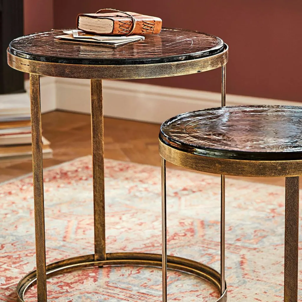 LOBERON Tables D'Appoint|Tables D'Appoint*Lot de 2 tables d' Beautisse