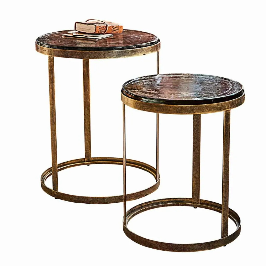LOBERON Tables D'Appoint|Tables D'Appoint*Lot de 2 tables d' Beautisse