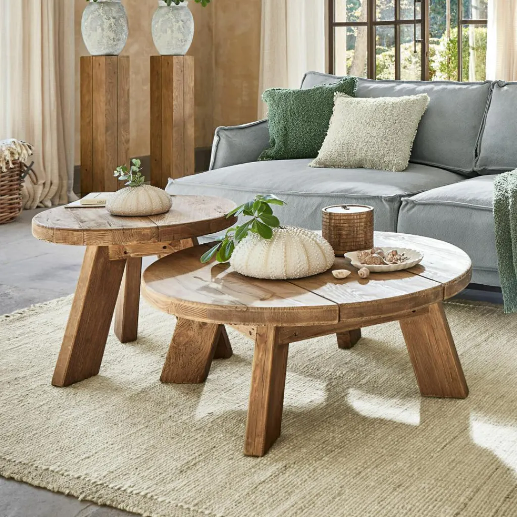 LOBERON Tables Basses|Tables Basses*Lot de 2 tables d’appoint Oteley