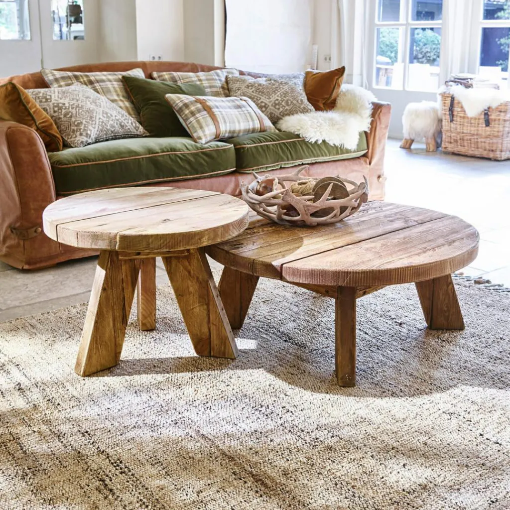 LOBERON Tables Basses|Tables Basses*Lot de 2 tables d’appoint Oteley