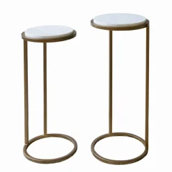 LOBERON Tables D'Appoint|Tables D'Appoint*Lot de 2 tables d’appoint Soréline