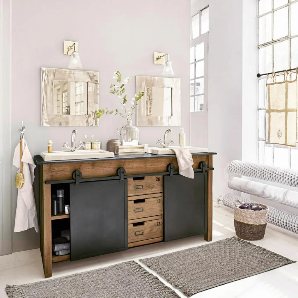 LOBERON Textiles De Bain|Tapis De Bain*Lot de 2 tapis de bain Faelwyn