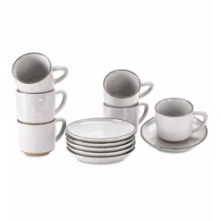 LOBERON Vaisselle|Vaisselle*Lot de 6 tasses et soucoupes Biarré