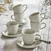 LOBERON Vaisselle|Vaisselle*Lot de 6 tasses et soucoupes Norrvik