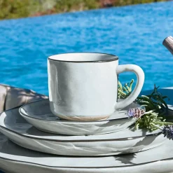 LOBERON Vaisselle|Vaisselle*Lot de 6 tasses et soucoupes Biarré