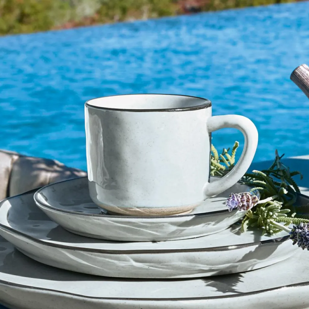 LOBERON Vaisselle|Vaisselle*Lot de 6 tasses et soucoupes Biarré