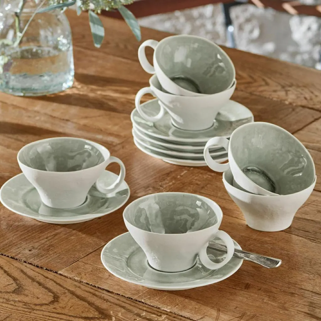 LOBERON Vaisselle|Vaisselle*Lot de 6 tasses et soucoupes Braganza
