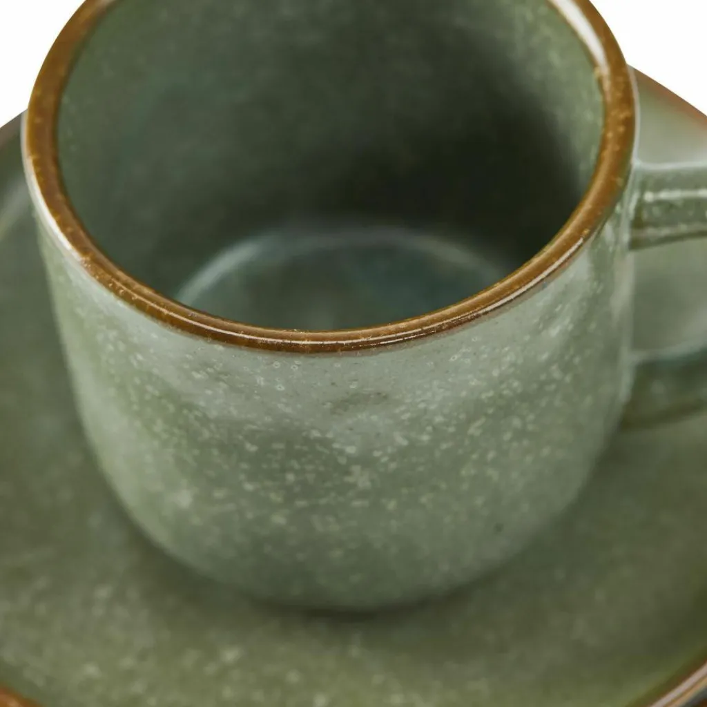 LOBERON Vaisselle|Vaisselle*Lot de 6 tasses et soucoupes Biarré