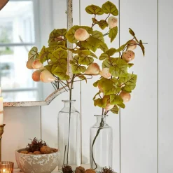 LOBERON Fleurs Séchées Et Artificielles|Décoration*Lot de 2 tiges décoratives Aidan