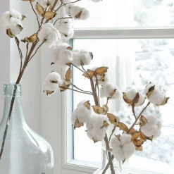 LOBERON Fleurs Séchées Et Artificielles|Décoration*Lot de 3 tiges Sauves