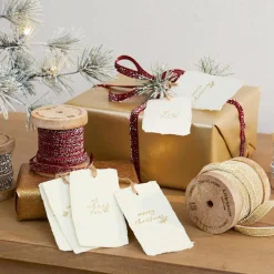 LOBERON Emballages Cadeaux|Papeterie*Lot de 6 étiquettes cadeaux Aamira