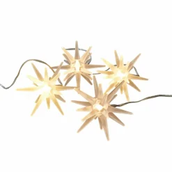 LOBERON Accessoires Lumineux|Décorations Lumineuses*Lot de 4 étoiles LED Ciseau