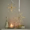 LOBERON Objets Lumineux|Décorations Lumineuses*Lot de 2 étoiles LED Pérole