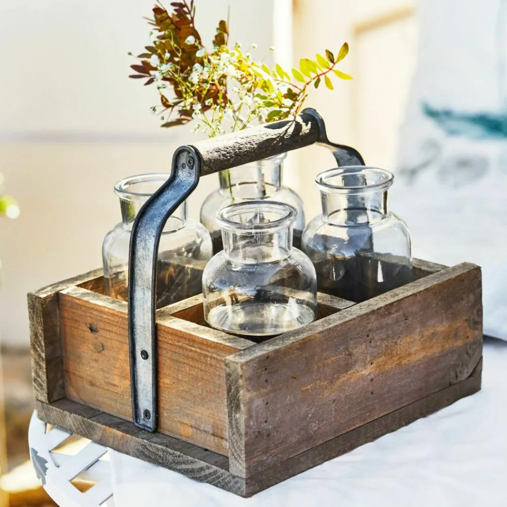 LOBERON Cache-Pots Et Amphores*Lot de 4 vases avec caisse Reverie