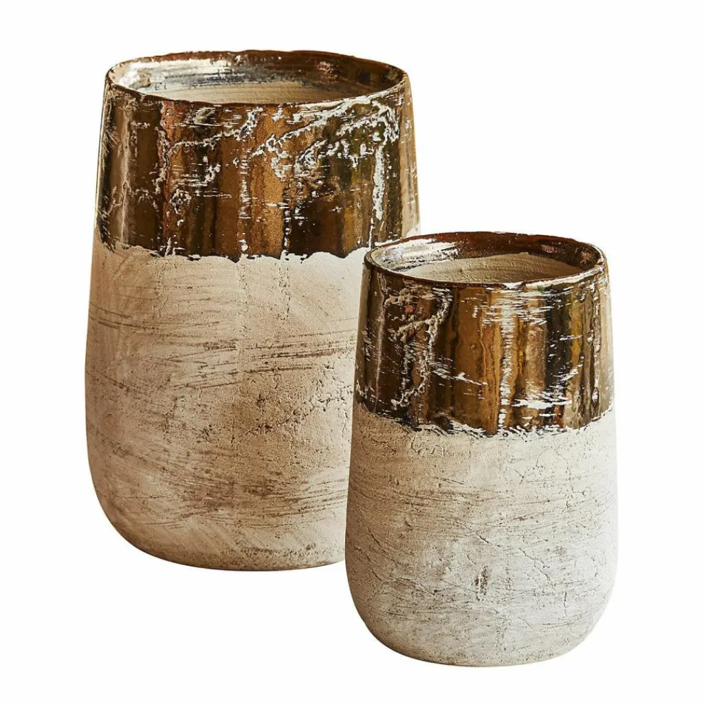 LOBERON Cache-Pots Et Amphores*Lot de 2 vases Hafira