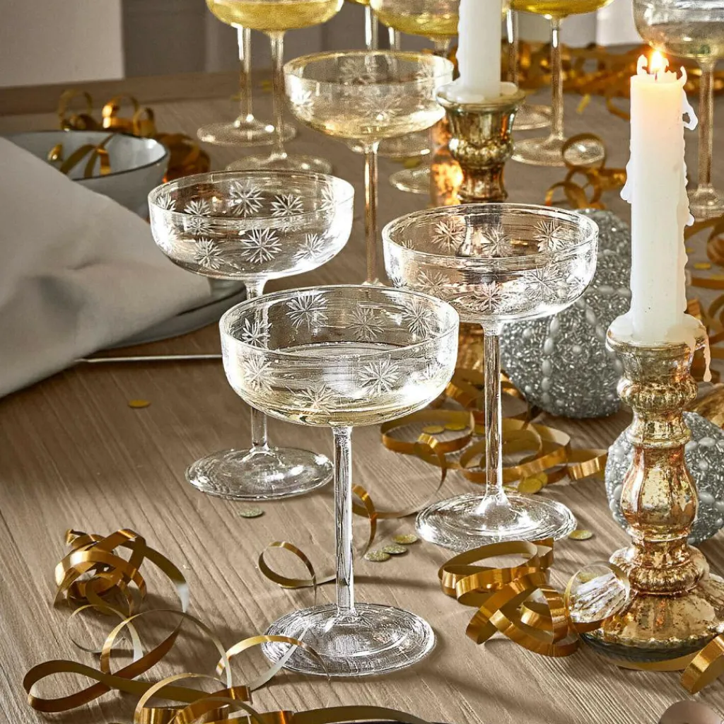 LOBERON Décorations De Table De Noël*Lot de 6 verres Haverly