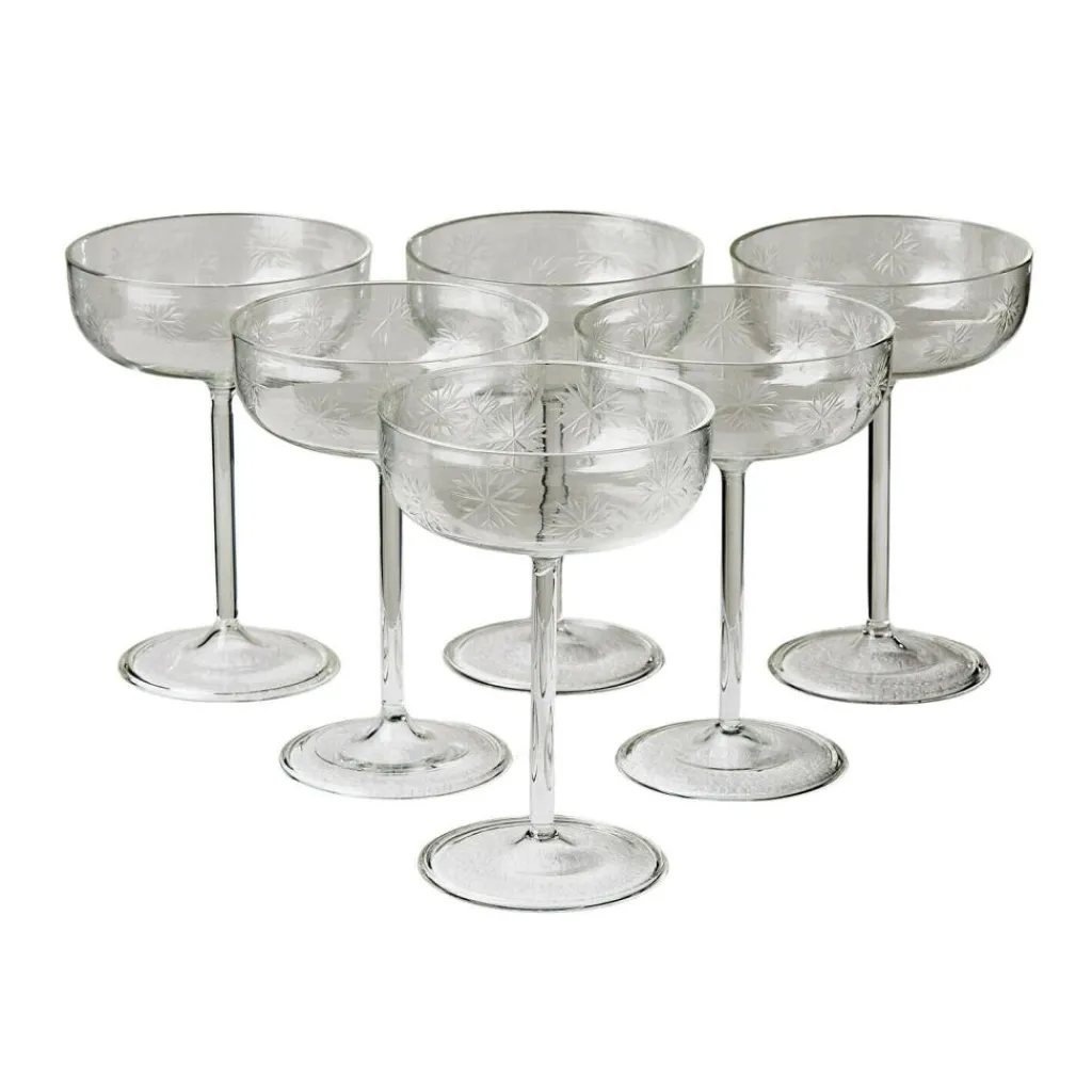 LOBERON Décorations De Table De Noël*Lot de 6 verres Haverly
