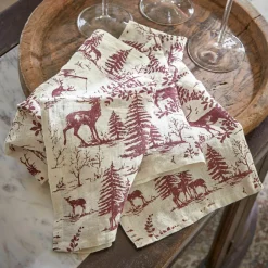 LOBERON Nappes|Linge De Table*Lot de 4 serviettes de table Sundraen
