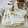 LOBERON Nappes|Linge De Table*Lot de 4 serviettes de table Mistletoe