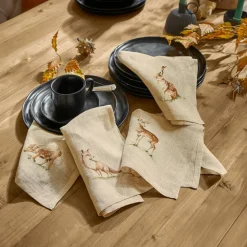 LOBERON Nappes|Linge De Table*Lot de 4 serviettes de table Doucier
