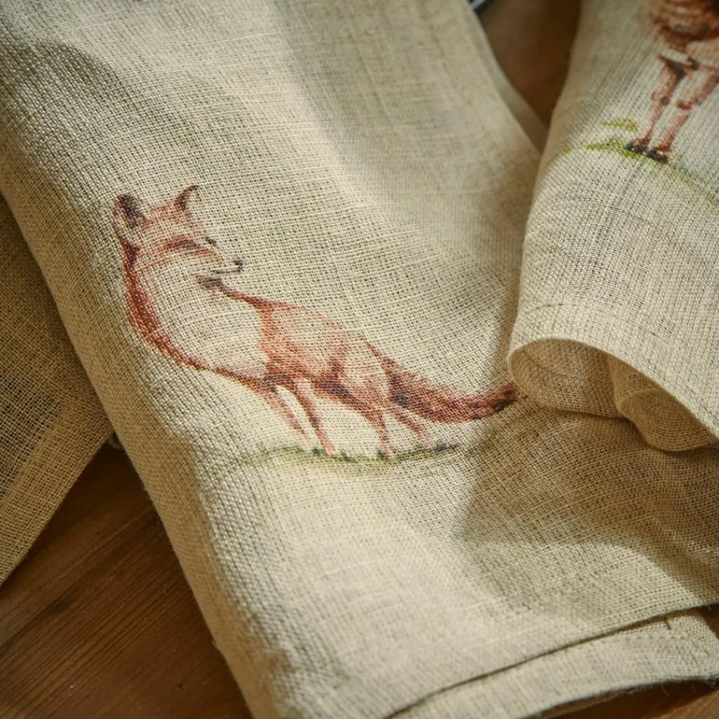 LOBERON Nappes|Linge De Table*Lot de 4 serviettes de table Doucier