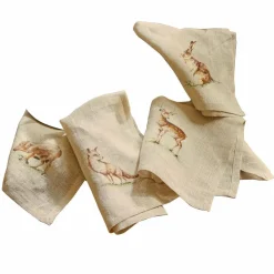 LOBERON Nappes|Linge De Table*Lot de 4 serviettes de table Doucier