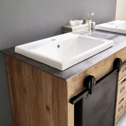 LOBERON Plans Vasques|Meubles Salle De Bains*Meuble à double-vasque Aulon