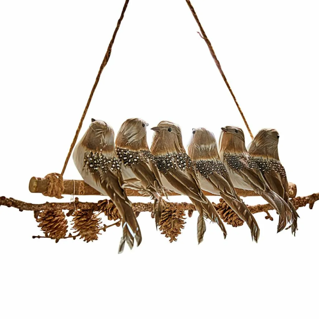 LOBERON Objets Décoratifs De Noël*Oiseaux perchés Orely