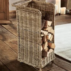 LOBERON Caisses Et Paniers|Accessoires De Cheminée*Panier à bûches Xabier