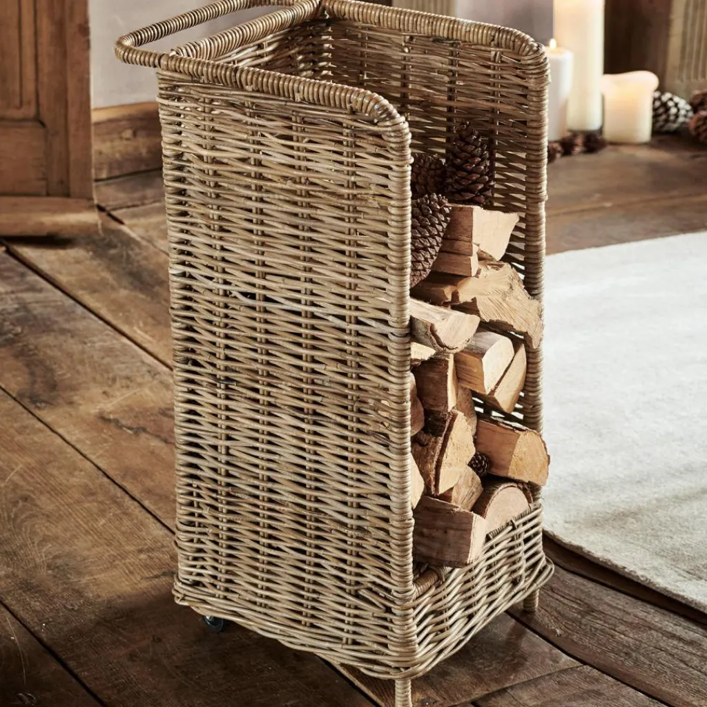 LOBERON Caisses Et Paniers|Accessoires De Cheminée*Panier à bûches Xabier